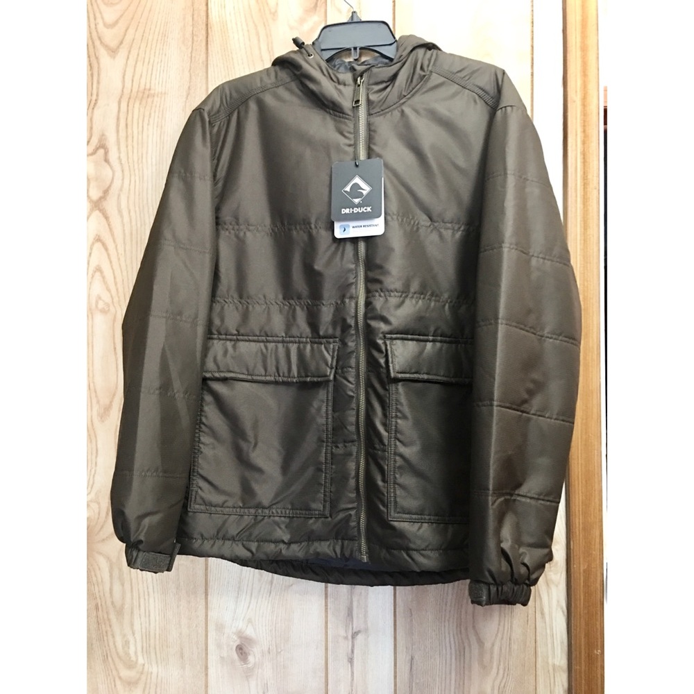 NWT DRI DUCK Trooper Tuff Tech Hooded Jacket